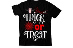 Trick or Treat Sublimation PNG Design,Trick or Treat SVG Product Image 1