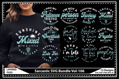 Sarcastic SVG Bundle, funny quotes Sarcasm Svg Product Image 1