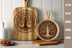 Tree of life SVG, Engraving Laser Cutting board SVG Product Image 1