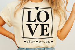 Love All Day Every Day SVG Product Image 2