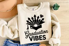 Graduation Vibes svg | Graduation Svg | Shirt Svg Product Image 1