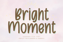 Bright Moment - Handwritten Font Product Image 1