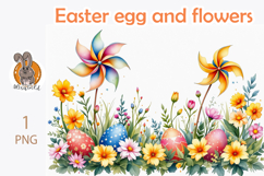 Easter eggs, flower, pattern Product Image 1