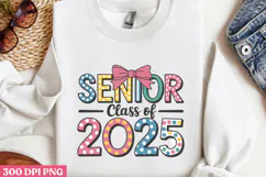 Senior Class Of 2025 PNG, Retro Teacher Sublimation PNG Product Image 2