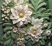 TUMBLER FILES CLAY LOOK FLOWERS Product Image 2