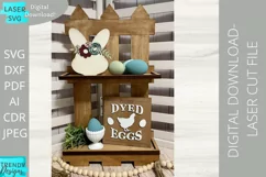 Fence Display shelf svg, Farmhouse Decor Tray shelf svg Product Image 1