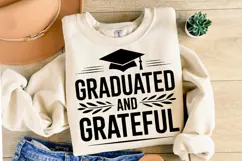 Graduation and Grateful svg | Graduation Svg | Shirt Svg Product Image 2