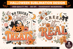 Halloween Sublimation PNG | No Tricks Just Treats .. Product Image 1