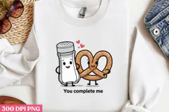 You Complete me PNG, Valentine Sublimation PNG Product Image 2