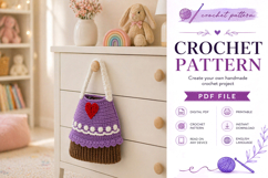 Cupcake Purse Crochet Pattern PDF Product Image 7