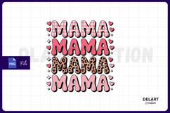 Mama Png, Mama Valentines Day PNG Design Product Image 1