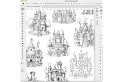 85 Procreate Castles Stamp Brushes Product Image 8