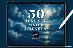 Water Procreate Brushes Bundle | Liquid | Stamps Product Image 1
