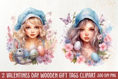 Fairy Spring Sublimation Clipart, Fairy Spring Watercolor Product Image 1