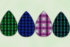 Drop Earrings-Bright Pattern l 12 Drop Earrings Designs, PNG Product Image 2