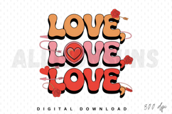 Love Sublimation PNG, Valentine’s Day Sublimation PNG Product Image 1