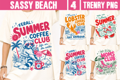 Sassy Beach PNG, Feral Summer Preppy Vacation Sublimation Product Image 1