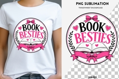 Book besties png design for T-shirts Product Image 1