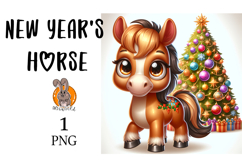 New Year&#039;s horse Product Image 1