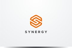 Synergy - Letter S Hexagon Logo Template Product Image 1