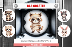 Car Coaster Halloween Critters Product Image 1
