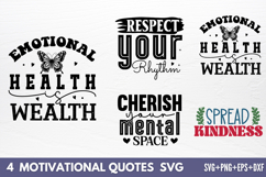 Motivational Quotes Designs SVG Product Image 1