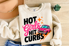 Hot Girls Hit Curbs Svg | Svg Cut File | Shirt Svg Product Image 2