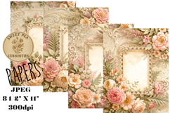 Shabby Chic, Papers, Junk Journal Product Image 1