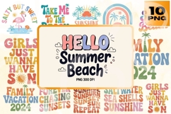 Hello Summer Beach PNG Bundle Product Image 1