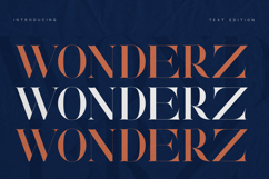 Wonderz Elite Luxury High Contrast Serif Font Product Image 1
