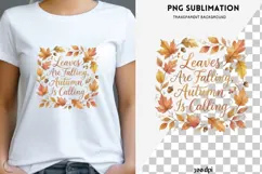 Autumn quote png design for T-shirts Product Image 1