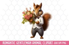 Romantic Gentleman Animal Sublimation Product Image 1