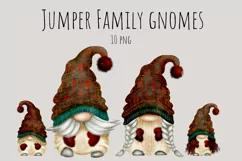 Knitted Jumper Family Gnomes PNG Clipart Product Image 1