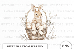 Watercolor Easter Bunny png Product Image 1