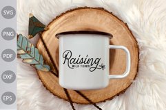 Raising Wild Things SVG Cut Files/ Boho Girl SVG Cut Files Product Image 3