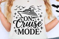 On Cruise Mood Svg, Cruise Ship Svg, Family Cruise Svg. Product Image 2