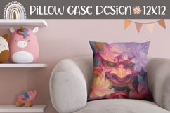 Samurai Mask Pillow Sublimation, Fantasy Pillow Design Product Image 1