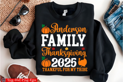 Thanksgiving 2025 PNG Funny Matching Crew Shirts,Family Product Image 1