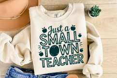 Just a Small Town Teacher svg | Svg Cut Files | Shirt Svg Product Image 2