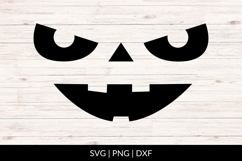 Frightening Jack O Lantern Face SVG Product Image 1