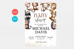 Baby Shower Invitation Template 268 Product Image 1