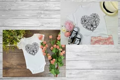 Valentines SVG Day | Butterfly SVG | Lace Heart SVG Product Image 3