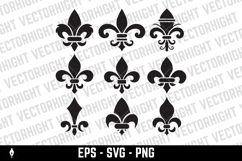 Flourishing decorative elements for retro design. Product Image 1