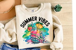 Summer Vibes Svg | Svg Files for Cricut | Shirt Svg Product Image 1