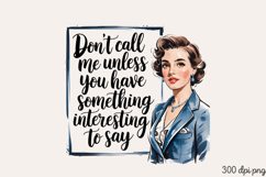 Don&#039;t call me unless you PNG, Sassy Pinup Girl Sublimation P Product Image 2