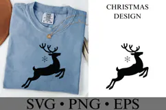 Christmas Deer Svg | Christmas svg | Shirt Svg Product Image 2
