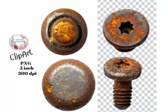 Rusty Things, Grunge, Metal, Ephemera, PNG, Clipart Product Image 1