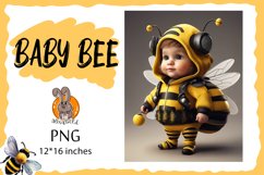 Cute, beautiful baby in a bee costume Product Image 1