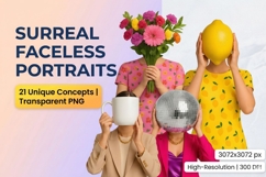 Surreal Faceless Characters 21 Transparent PNG Product Image 1