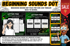 Printable Letter Find with Dot Markers Worksheets activities Product Image 1